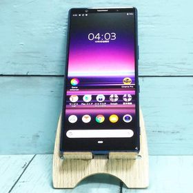 au Xperia5 SOV41 ブルー 本体 白ロム SIMロック解除済み SIMフリー 479448