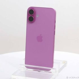 〔中古〕Apple(アップル) iPhone16 Plus 128GB ピンク 3N345J／A SIMフリー〔344-ud〕