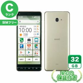 SIMフリー BASIO4 KYV47 シャンパンゴールド32GB 本体[Cランク] Androidスマホ 中古 送料無料 当社3ヶ月保証