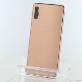 〔中古〕SAMSUNG(サムスン) GALAXY A7 64GB ゴールド SM-A750C 楽天 SIMフリー〔295-ud〕
