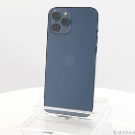 〔中古品〕 iPhone12 Pro Max 256GB パシフィックブルー MGD23J／A SIMフリー【247】