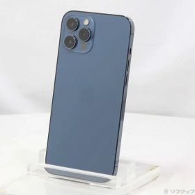 〔中古品〕 iPhone12 Pro Max 256GB パシフィックブルー MGD23J／A SIMフリー【348】