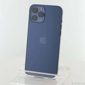 〔中古品〕 iPhone12 Pro Max 256GB パシフィックブルー MGD23J／A SIMフリー【247】