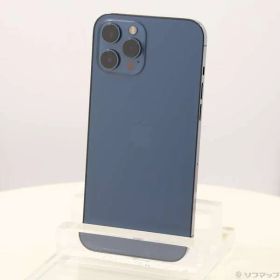 〔中古品〕 iPhone12 Pro Max 128GB パシフィックブルー MGCX3J／A SIMフリー【348】