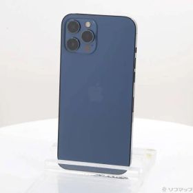〔中古品〕 iPhone12 Pro Max 128GB パシフィックブルー MGCX3J／A SIMフリー【344】