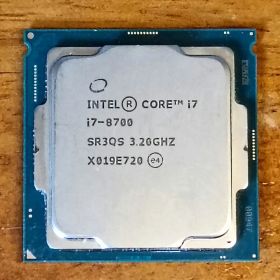 【ジャンク】 Intel Core i7-8700 デスクトップ用CPU