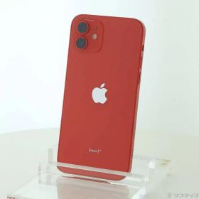 〔中古品〕 iPhone12 64GB プロダクトレッド MGHQ3J／A SIMフリー【297】