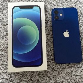iPhone 12 128GB ブルー SIMフリー 箱付き バッテリー75%