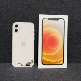 iPhone12 本体 SIMフリー 256GB ホワイト 画面背面割れ