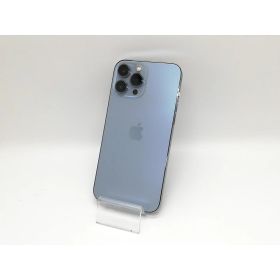 【中古】Apple au 【SIMフリー】 iPhone 13 Pro Max 128GB シエラブルー MLJ73J/A【福岡天神】保証期間1ヶ月【ランクC】