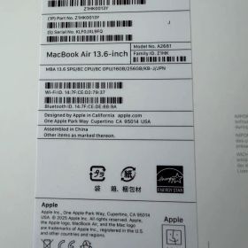 【ほぼ未使用】Macbook Air m2チップ 13.6インチ スペースグレー