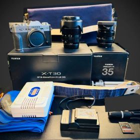 FUJIFILM X-T30 レンズ2本セット 周辺アイテムまとめ売り 防湿庫付