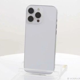 【中古】Apple(アップル) iPhone16 Pro Max 256GB ホワイトチタニウム MYWH3J／A SIMフリー 【305-ud】