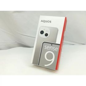 【未使用】SHARP 国内版 【SIMフリー】 AQUOS sense9 ホワイト 6GB 128GB SH-M29【仙台イービーンズ】保証期間3ヶ月