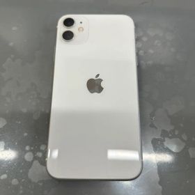 【美品】Apple iPhone 11 ホワイト 本体 Softbank