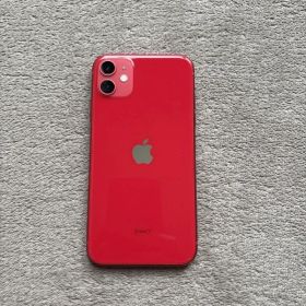 iPhone 11 本体 レッド 128GB SIMフリー バッテリー86%