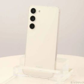 〔中古品〕 Galaxy S23 256GB クリーム SCG19 au SIMフリー【262】