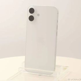 〔中古品〕 iPhone16 Plus 256GB ホワイト MXVH3J／A SIMフリー【258】