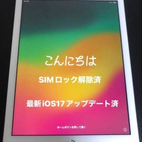 【美品】iPad 第6世代 WiFi Cellularモデル 32GB シルバー