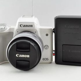 美品 Canon EOS Kiss M レンズキット 自撮りOK Wifi搭載
