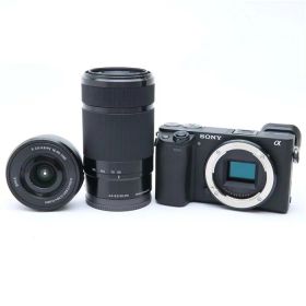 【中古】 《良品》 SONY α6400 ダブルズームレンズキット ILCE-6400Y ブラック [ デジタルカメラ ]