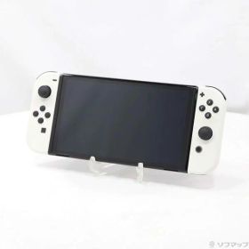 【中古】Nintendo(任天堂) Nintendo Switch 有機ELモデル Joy-Con(L)／(R) ホワイト 【377-ud】