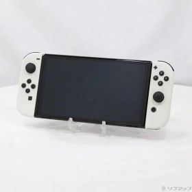【中古】Nintendo(任天堂) Nintendo Switch 有機ELモデル Joy-Con(L)／(R) ホワイト 【377-ud】