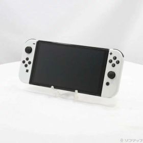 【中古】Nintendo(任天堂) Nintendo Switch 有機ELモデル Joy-Con(L)／(R) ホワイト 【295-ud】