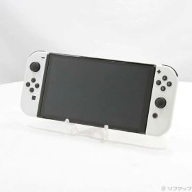 【中古】Nintendo(任天堂) Nintendo Switch 有機ELモデル Joy-Con(L)／(R) ホワイト 【377-ud】