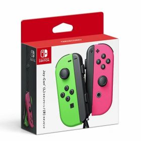 【新品】Switch用コントローラー Joy-Con(L)ネオングリーン/(R)ネオンピンク 任天堂