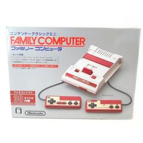 未使用 Nintendo ニンテンドー クラシックミニ ファミリーコンピュータ ■ 任天堂 ゲーム機 ミニファミコン □７J
