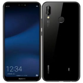 【SIMロック解除済】au Huawei P20 lite HWV32 Midnight Black Huawei 当社3ヶ月間保証 中古 イオシス