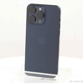 〔中古品〕 iPhone15 Pro Max 512GB ブルーチタニウム MU6X3J／A SIMフリー【352】