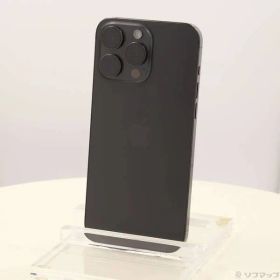 〔中古品〕 iPhone15 Pro Max 256GB ブラックチタニウム MU6P3J／A SIMフリー【348】