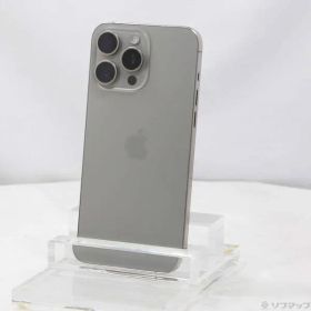 〔中古品〕 iPhone15 Pro Max 256GB ナチュラルチタニウム MU6R3J／A SIMフリー【276】