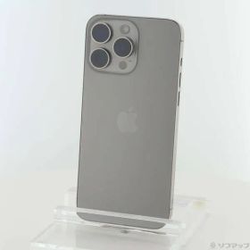 〔中古品〕 iPhone15 Pro Max 256GB ナチュラルチタニウム MU6R3J／A SIMフリー【258】