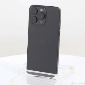 〔中古品〕 iPhone15 Pro Max 256GB ブラックチタニウム MU6P3J／A SIMフリー【295】