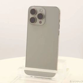 〔中古品〕 iPhone15 Pro Max 256GB ナチュラルチタニウム MU6R3J／A SIMフリー【262】