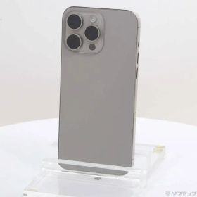 〔中古品〕 iPhone15 Pro Max 256GB ナチュラルチタニウム MU6R3J／A SIMフリー【349】