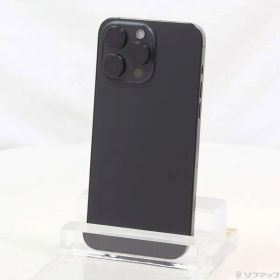 〔中古品〕 iPhone15 Pro Max 256GB ブラックチタニウム MU6P3J／A SIMフリー【262】