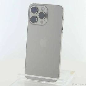〔中古品〕 iPhone15 Pro Max 512GB ナチュラルチタニウム MU6W3J／A SIMフリー【349】