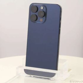 〔中古品〕 iPhone15 Pro Max 512GB ブルーチタニウム MU6X3J／A SIMフリー【348】