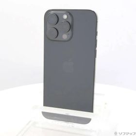 〔中古品〕 iPhone15 Pro Max 512GB ブラックチタニウム MU6U3J／A SIMフリー【269】