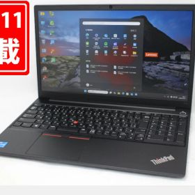 充放電回数21回 428時間 中古美品 フルHD 15.6インチ Lenovo ThinkPad E15 Gen2 Windows11 卓越性能 第11世代Core i5-1135G7 8GB 爆速NVMe式256GB-SSD カメラ 無線 Office付き Win11【中古ノートパソコン 中古パソコン 中古PC】送料無料 あす楽対応 即日発送