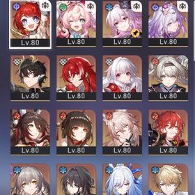 キャスパ、ホタルパ、黄泉パ、アーチャー、セイバー | 崩壊スターレイル(崩スタ)のアカウントデータ、RMTの販売・買取一覧