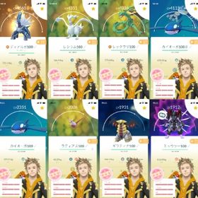 ✧伝説100％12匹×レジェンドポーズ3種引退アカウント✧ | ポケモンGOのアカウントデータ、RMTの販売・買取一覧