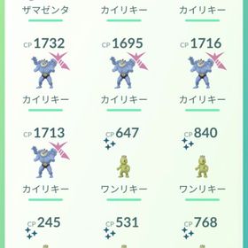 キョダイマックスカイリキー 6体入りアカウント | ポケモンGOのアカウントデータ、RMTの販売・買取一覧