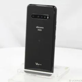〔中古品〕 LG V60 ThinQ 5G 128GB ザ ブラック L-51A docomo【269】