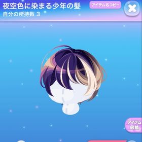 夜空色に染まる少年の髪 | ポケコロのアイテム、RMTの販売・買取一覧
