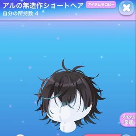 アルの無造作ショートヘア | ポケコロのアイテム、RMTの販売・買取一覧